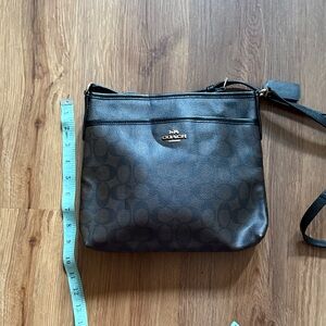Coach Brown Logo Crossbody Bag